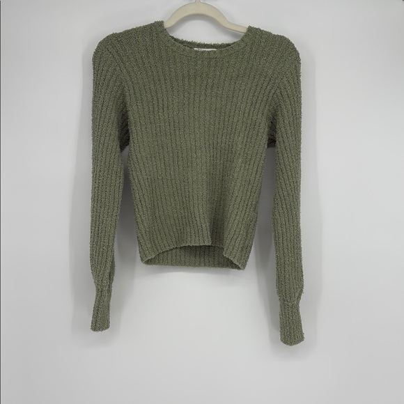 Active USA Long Sleeve Ribbed Crew Neck Sweater B
Sage Green Multiple Szs NWT - Picture 2 of 8